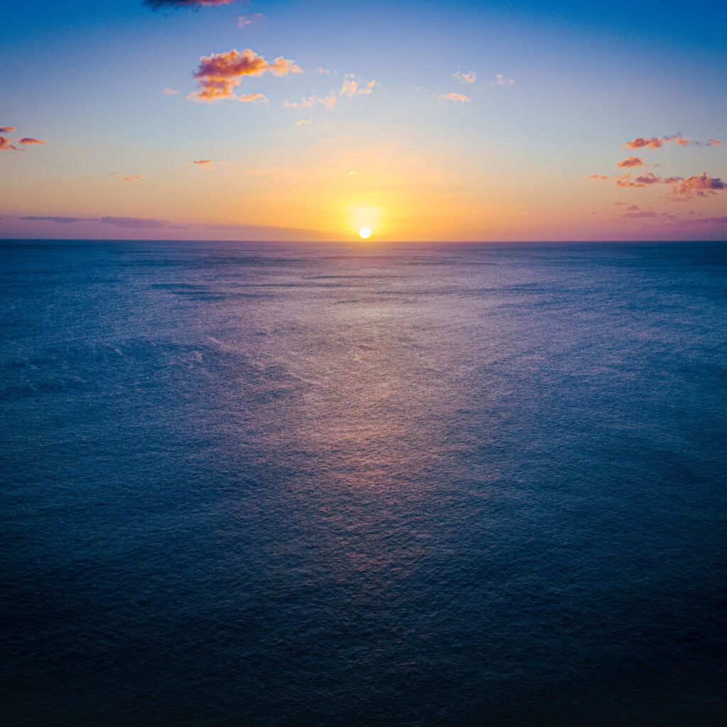 coucher de soleil en Guadeloupe